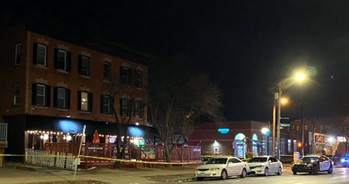 A 28-year-old man died in the shooting at the Majestic Lounge in Hartford's South End, said police lieutenant Paul Cicero. Two other men and two women were injured, two of them in surgery on Sunday morning and two in stable condition, he said. None of their names were released.