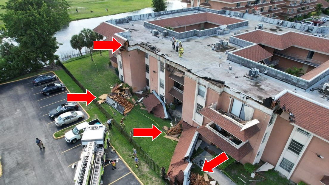 EDIFICIO SE CAE EN MIAMI