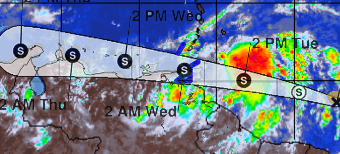 Venezuela and Caribbean Islands on Alert before potential tropical cyclone arrival