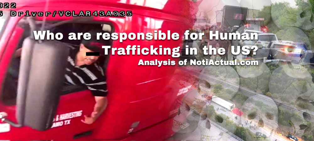 Who is responsible for Human Trafficking in the US.